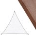 Stínící plachty Markýza 3 x 3 m Čokoláda Polyetylen 300 x 300 x 0,5 cm