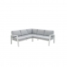 Sodo sofa Thais 195 x 195 x 73,6 cm Aliuminis