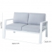 2-paikkainen sohva Thais Valkoinen Alumiini 132,20 x 74,80 x 73,30 cm
