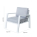 Градинско кресло Thais 73,20 x 74,80 x 73,30 cm Алуминий Бял