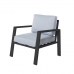 Fotel ogrodowy Thais 73,20 x 74,80 x 73,30 cm Grafit Aluminium