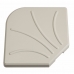 Base for beach umbrella Cement White 47 x 47 x 5,5 cm