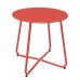 Postranní stolek Luna Červený Ocel 45 x 45 cm