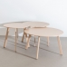 Side table Marzia 60 x 60 x 42 cm Steel Graphite