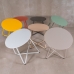 Postranní stolek Luna Ocel Bílý 45 x 45 cm