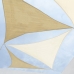 Árnyékolók Napellenző 3 x 3 m Bézs szín Polietilén 300 x 300 x 0,5 cm