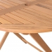 Skládací postranní stolek Kate 90 x 90 x 76 cm Přírodní Akátové dřevo