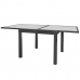 Expandable table Thais 90 x 90 x 74 cm Aluminium