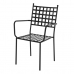Garden chair Cartago 56 x 55 x 90 cm Black Iron