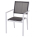 Garden chair Thais 55,2 x 60,4 x 86 cm Grey Aluminium White