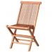 Садовое кресло Kayla 46,5 x 56 x 90 cm Натуральный древесина тика