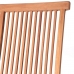 Záhradná stolička Kayla 46,5 x 56 x 90 cm Naturalny drewno tekowe