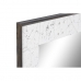 Lustro ścienne DKD Home Decor 130 x 4 x 70 cm Szkło Biały Drewno mango Nowoczesny
