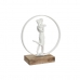 Dekorativ figur DKD Home Decor 24 x 9 x 26 cm Hvid Harpiks Mangotræ Par