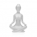 Dekorativ Figur Versa Hvit Yoga 12 x 20 x 10 cm Harpiks