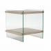Nattduksbord DKD Home Decor Glas Trä MDF (50 x 50 x 49 cm)