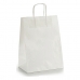 Paper Bag 24 x 12 x 40 cm White (25 Units)