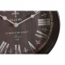 Ceas de masă DKD Home Decor Modra Črna Pisana Kovina Kristal Vintage 20,5 x 5 x 24 cm (2 kosov)