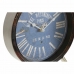 Orologio da Tavolo DKD Home Decor Azzurro Nero Multicolore Metallo Cristallo Vintage 20,5 x 5 x 24 cm (2 Unità)