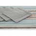 Покривка за маса и салфетки DKD Home Decor 9 Части 2 броя 150 x 250 x 0,5 cm Сив Небесно синьо