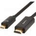 DisplayPort - HDMI-kaapeli Amazon Basics AZDPHD03 0,9 m Musta (Kunnostetut Tuotteet A)