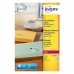 Adhesive labels Avery Transparent 210 x 297 mm 38,1 x 21,2 mm