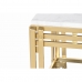Konferenční stolek DKD Home Decor Kov Hliník Mramor 80 x 40 x 40 cm