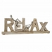 Figurine Décorative DKD Home Decor Relax Argenté Aluminium (58 x 7 x 22 cm)