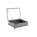 Jewelry box DKD Home Decor Crystal Metal (24 x 18 x 7 cm)