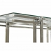 Hoofdtafel DKD Home Decor Kristal Roestvrij staal 120 x 60 x 45 cm Aluminium