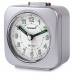 Analoge alarmklok Timemark Zilverkleurig