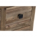 konzole DKD Home Decor Černý Tmavě hnědá Kov Jedle Recyklované Dřevo 120 x 34,5 x 85 cm