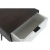 Nightstand DKD Home Decor 45 x 38 x 50 cm Black Metal White Mango wood Wengue