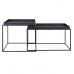 Set of 2 tables DKD Home Decor Musta 80 x 50 x 45 cm