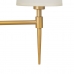Wall Lamp 58 x 20 x 31,5 cm Synthetic Fabric Golden Metal Modern