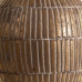 Vaza 19 x 19 x 43 cm Keramikinis Auksinis Balta