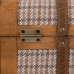 Ceļojumu bagāžas komplekts 50 x 36 x 20 cm Sintētiska Auduma Koks Rāmji (2 Daudzums)