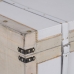 Zestaw kufrów 75 x 47 x 51 cm Tkanina syntetyczna DMF (3 Części)