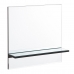 Wall mirror 45 x 11 x 45 cm Crystal Silver DMF