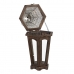 Lampa 32 x 28 x 60 cm Świeczniki Brązowy Srebro Drewno świerkowe (2 Sztuk)