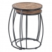 Side table 48 x 48 x 67 cm Natural Black