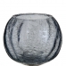 Kaarshouder Kristal Grijs Metaal 13 x 13 x 38 cm Zilver