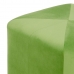 Puff Tejido Sintético Madera 40 x 40 x 40 cm Verde