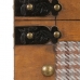 Laegaste Komplekt 90 x 47 x 45 cm Sünteetiline Kangas Puit Ruudud (3 Tükid, osad)