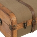 Set of Chests 80 x 41,5 x 25 cm Synthetic Fabric Wood (2 Pieces)
