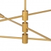 Candeeiro de teto 80 x 80 x 129,5 cm Dourado Metal Moderno
