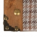 Kofferset 45 x 30 x 29 cm Synthetisch materiaal Hout Ruiten (2 Onderdelen)