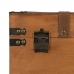 Koffertset 45 x 30 x 29 cm Syntetmaterial Trä (2 Delar)
