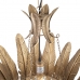 Deckenlampe 55 x 55 x 60 cm Bettlaken Gold Metall