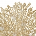 Decorațiune de Perete 58,5 x 8,5 x 55 cm Geam Auriu* Metal